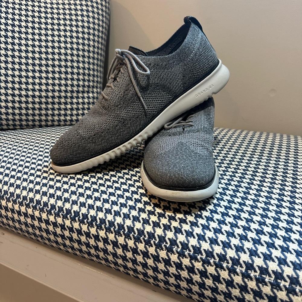 Cole Haan Men's Grey Knit Sneakers